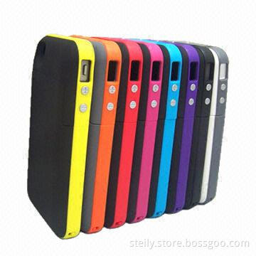 Portable Battery Case for iPhone 4/4S, with 2,000mAh Capacity, Measures129 x 63.8 x 17.3mm